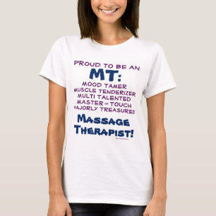 Camiseta Humor da Terapêutica de Massagem PERSONALIZÁVEL 