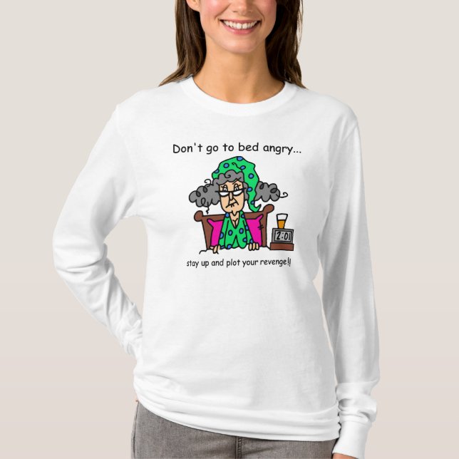 Camiseta Humor das horas de dormir (Frente)