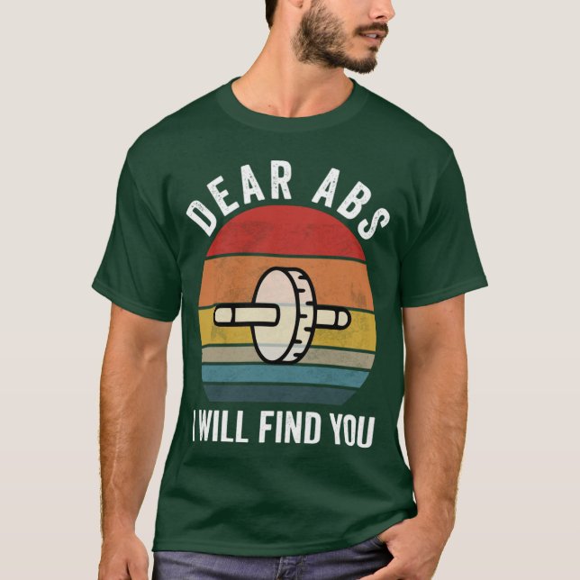 Camiseta Humor de academia vintage (Frente)