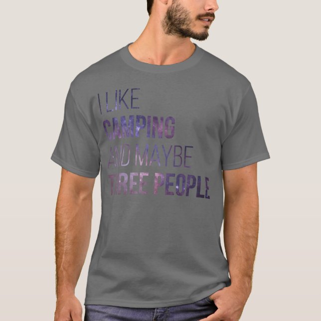 Camiseta Humor de acampamento familiar (Frente)
