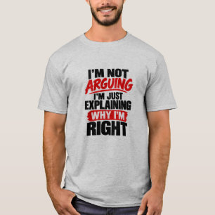 Camiseta Humor de Advogado Engraçado Não Estou Discutindo E