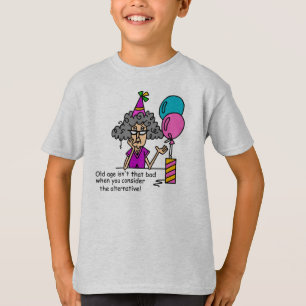 Camiseta Humor de Alternativo de Aniversário