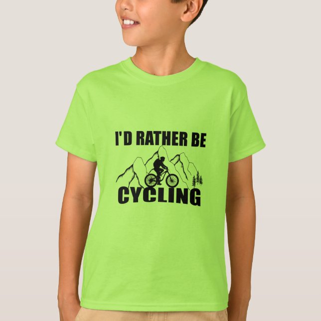 Camiseta Humor de Bicicleta de Montanha - Ciclismo Divertid (Frente)