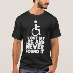 Camiseta Humor de Cadeira de Rodas Deficiência Deficiência 
