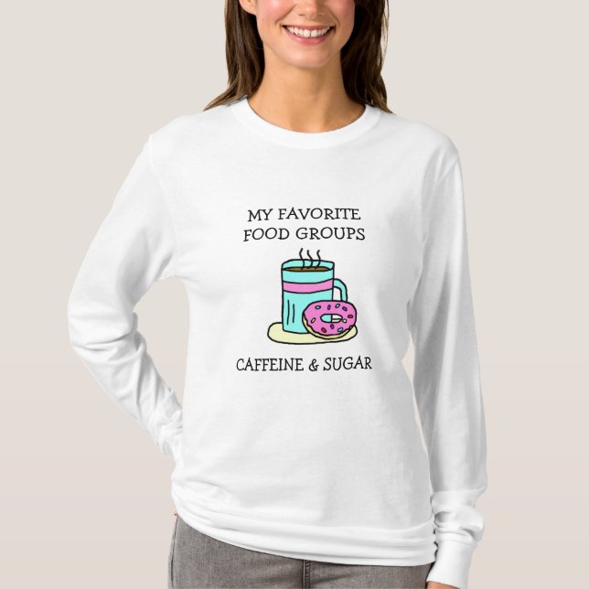 Camiseta Humor de Café Divertido (Frente)