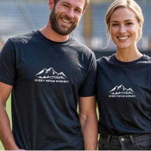 Camiseta Humor de caminhada acampamento trekking branco