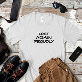 Camiseta Humor de camping de caminhada preto