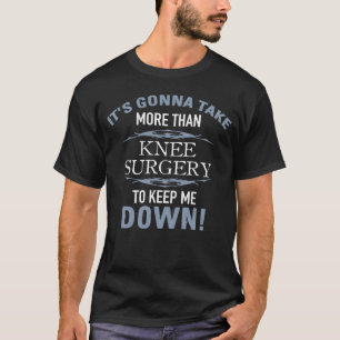 Camiseta Humor de Cirurgia do Joelho