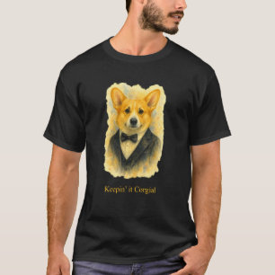 Camiseta Humor de Corgi - Keepinu2019 é Corgial