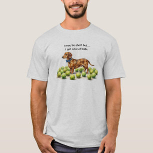 Camiseta Humor de Dachshund Baixo