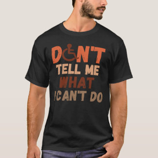 Camiseta Humor De Deficiência Em Cadeira De Rodas