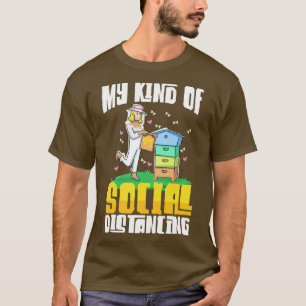 Camiseta Humor de Distanciamento Social
