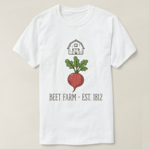 Camiseta Humor de Escritório - Fazenda de Beterraba
