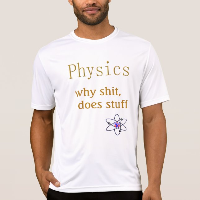 Camiseta humor de física (Frente)