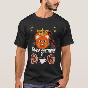 Camiseta Humor de Gato de Cattitude Major