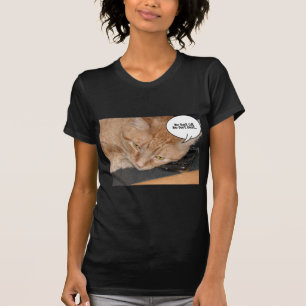 Camiseta Humor de Gato de Orange Tabby
