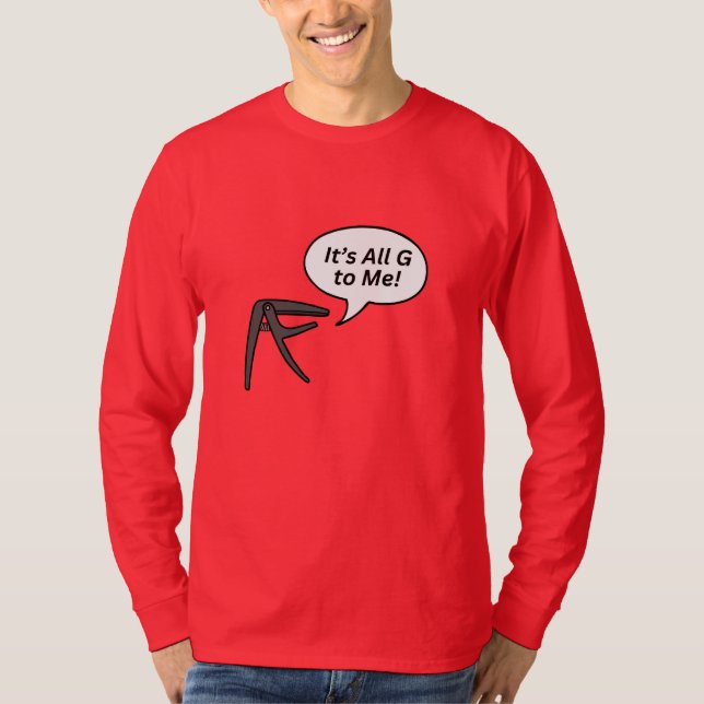 Camiseta Humor de Guitarra (Frente)