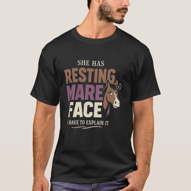 Camiseta Humor De Humor De Cavalo Experimentado Dono De Cav (Frente)