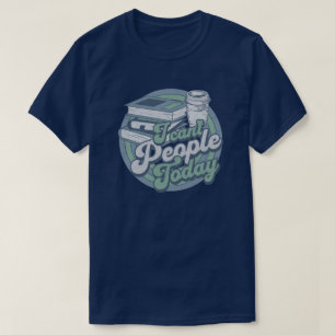 Camiseta humor de introvertido vintage não posso pessoas ho