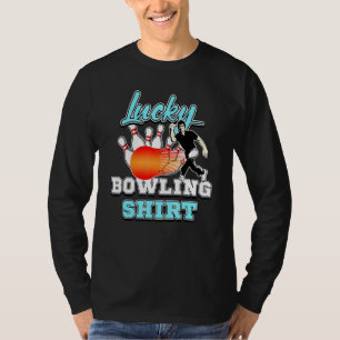 Camiseta Humor de Jogador de Boliche Jogo de Boliche Dez Pi