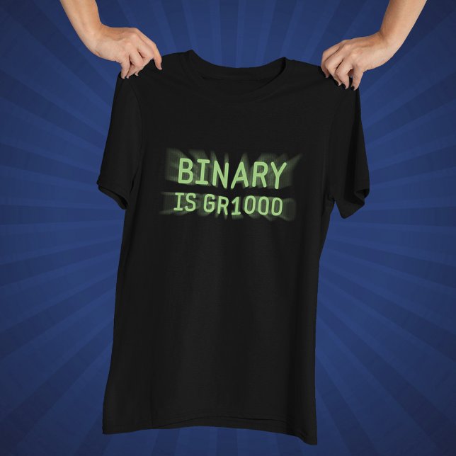 Camiseta Humor de Matemática - Binário é Ótimo (Criador carregado)