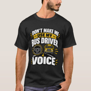 Camiseta Humor de Motorista de Ônibus Use Minha Roupa de Vo