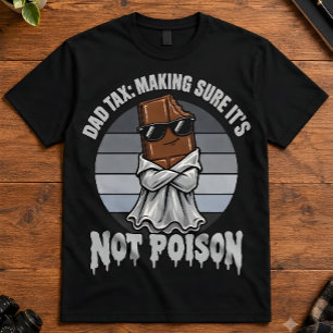 Camiseta Humor de Pai Imposto de Pai Garantindo que Não é V