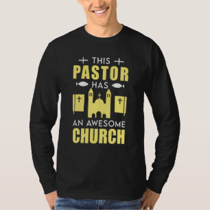 Camiseta Humor de Pastor Religioso Cristão Clero Pregadores