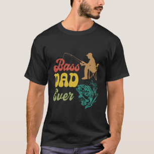 Camiseta Humor de Pesca Bass Pai Sempre