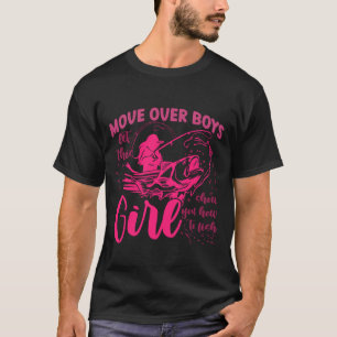 Camiseta Humor de Pesca Faça Esta Garota Mostrar Como Pesca