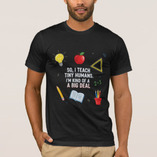 Camiseta Humor de Professor de Quadro Negro Brilhante