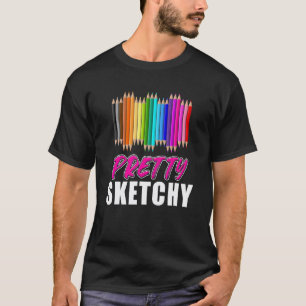 Camiseta Humor de Professor Divertido Lápis de Cor Bem Esbo