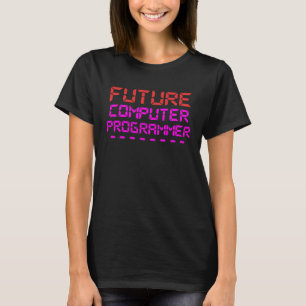 Camiseta Humor de Programação Futuro Programador de Computa