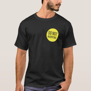 Camiseta Humor de Trabalho no Varejo Não Inventariar