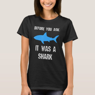 Camiseta Humor de Tubarão de Cirurgia de Amputação de Amput
