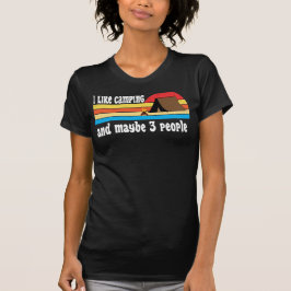 Camiseta humor de viagem do camping-camping engraçado