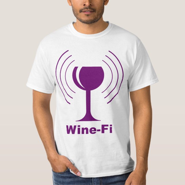 Camiseta Humor de Vinho-Fi (Frente)