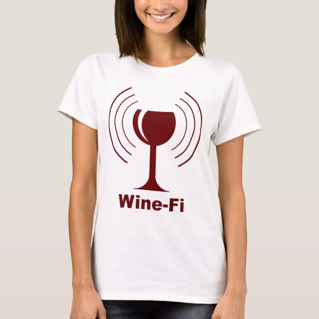 Camiseta Humor de Vinho-Fi (Frente)