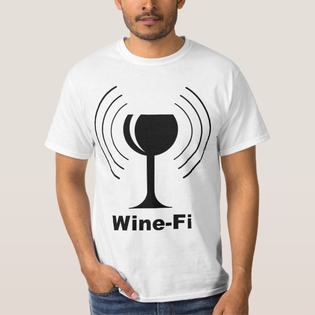 Camiseta Humor de Vinho-Fi (Frente)