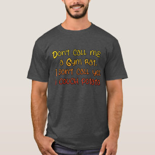 Camiseta Humor Divertido do Rato de Academia Treino
