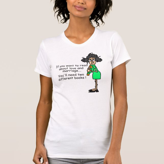 Camiseta Humor do amor e do casamento (Frente)