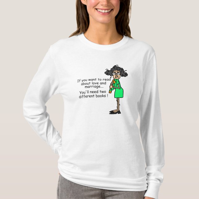 Camiseta Humor do amor e do casamento (Frente)