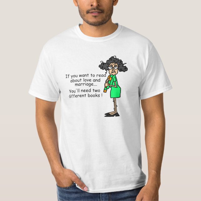 Camiseta Humor do amor e do casamento (Frente)