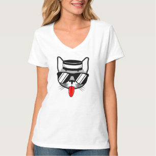 Camiseta Humor do gato do Jailbird