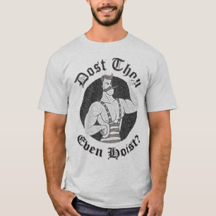 Camiseta Humor do Gym - grua de mil de Dost mesmo? Homem