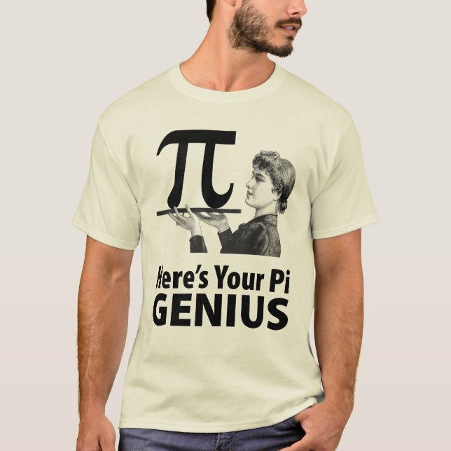 Camiseta Humor do número do Pi (Frente)