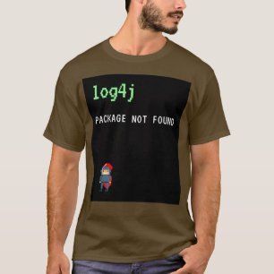 Camiseta Humor do Programador Java Log4j