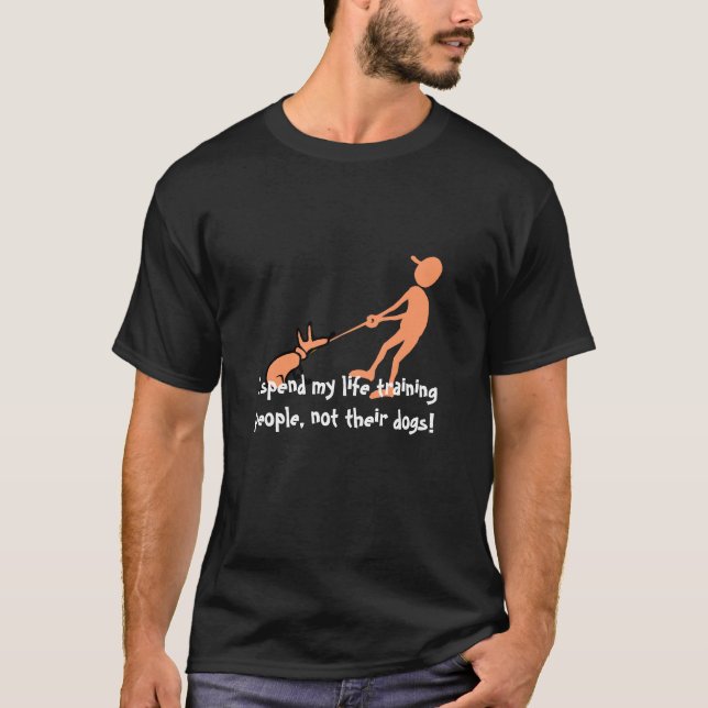 Camiseta humor do treinamento do cão (Frente)