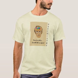 Camiseta Humor dos Psiquiatria-Desenhos animados