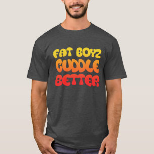 Camiseta Humor e Gordinhos Fan Fat Boyz Abraçam Melhor